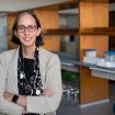 Dr. W. Kimryn Rathmell in her lab. Photo courtesy of Vanderbilt University Medical Center.